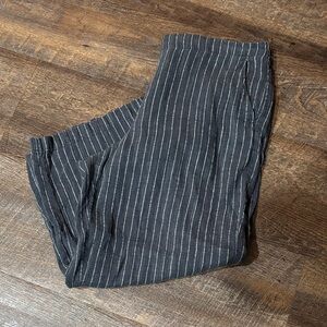 Eileen Fisher NWOT Organic Linen Wide-Leg Pant